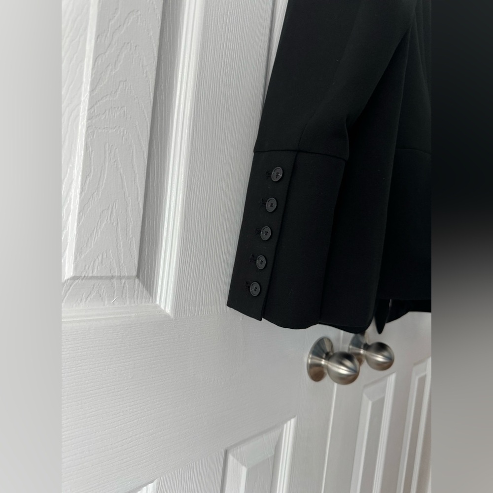 LOFT Classic Black Single Breasted Tailored Blazer Jacket Women's Size 18